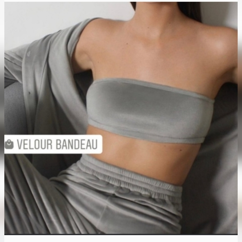 Skims L Velvet Bandeau Top